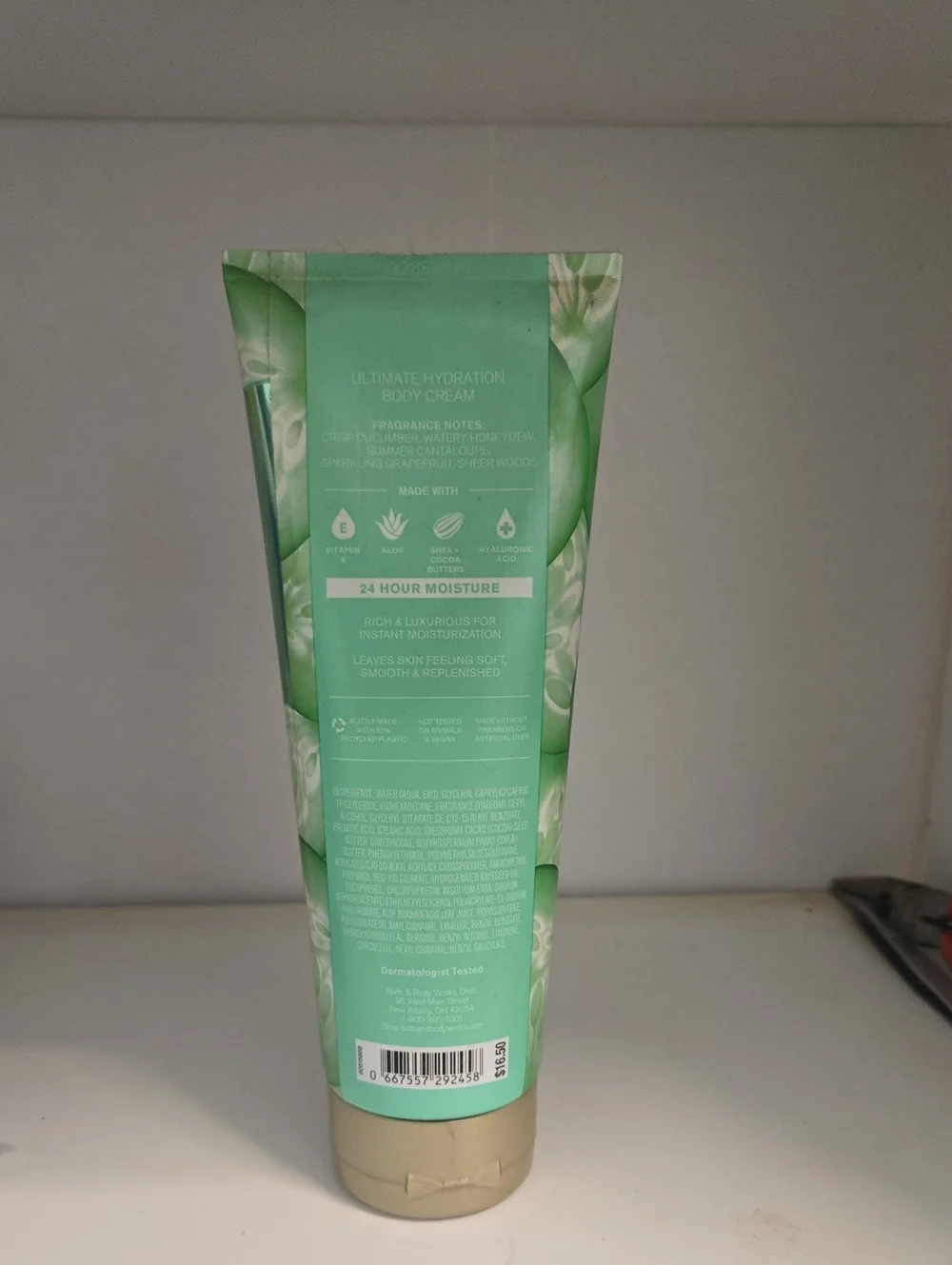 Bath & Body Works Cucumber Melon Hydrating Body Cream